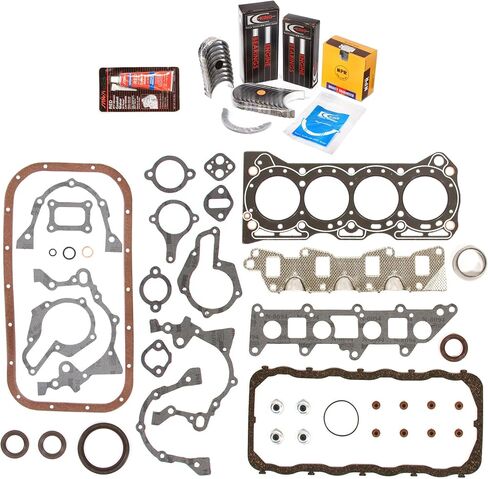 MA-4216959552-5 Full Gasket Set Bearings Rings Fit 86-95 Suzuki Samurai Sidekick Swift 1.3 G13A in Saudi Arabia