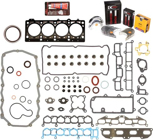 MA-4216959071-5 Full Gasket Set Bearings Rings Fit 95-97 Dodge Chrysler Plymouth 2.4 VIN B X in Saudi Arabia