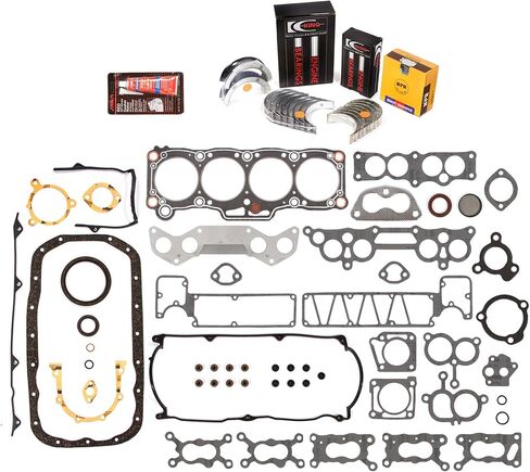 MA-4216959231-4 Full Gasket Set Bearings Rings Fit 84-87 Mazda 626 Turbo B2000 2.0 SOHC FE FE-T in Saudi Arabia