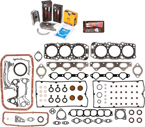 MA-4216958890-7 Full Gasket Set Bearings Rings Fit 91-99 Mitsubishi 3000GT Dodge Stealth 6G72 in Saudi Arabia