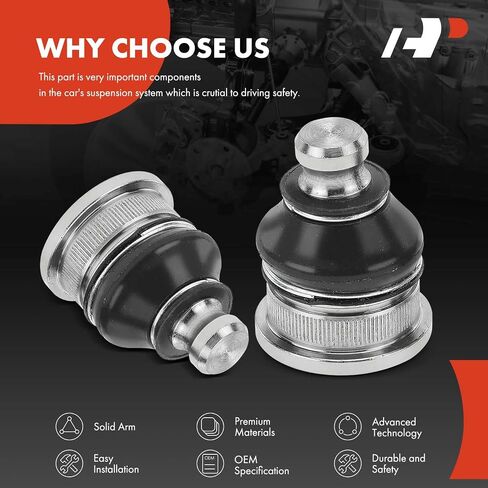 A-Premium 2 x Front Lower Ball Joint, Compatible with Nissan Sentra 2007-2019, Versa 2007-2012, Juke 2011-2014, LEAF 2011-2017, NV200 2013-2021, Cube 2009-2014 & Chevrolet City Express 2015-2018 in Saudi Arabia