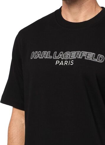 KARL LAGERFELD Men's Crewneck Short Sleeve Relaxed Fit Logo T-Shirt in Saudi Arabia