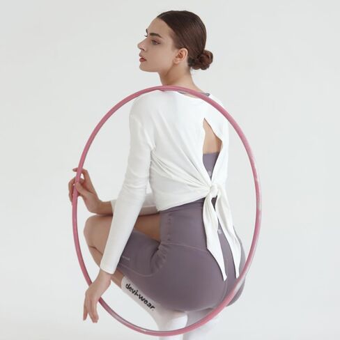 Deviwear Pilates Farfalla Long Sleeve Tshirt Coverup 2way DEVI-T0069 in Saudi Arabia