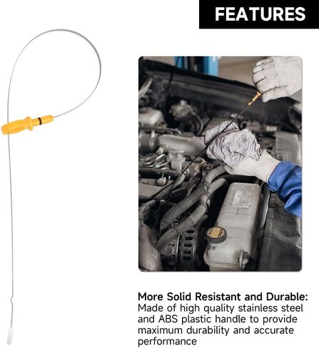 Engine Oil Dipstick Oil Level Dipstick - Compatible for Dodge Caravan 1997-2005 for Dodge Grand Caravan 1997-2005 for Chrysler Town Country 1997-2005 - Replace Part 04694325AC in Saudi Arabia