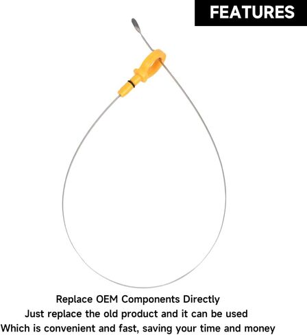 Engine Oil Dipstick Oil Level Dipstick - Compatible for Dodge Caravan 1997-2005 for Dodge Grand Caravan 1997-2005 for Chrysler Town Country 1997-2005 - Replace Part 04694325AC in Saudi Arabia