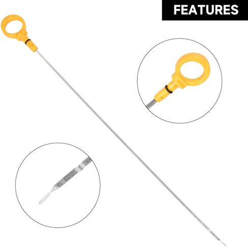 Engine Oil Dipstick Oil Level Dipstick - Compatible for Dodge Caravan 1997-2005 for Dodge Grand Caravan 1997-2005 for Chrysler Town Country 1997-2005 - Replace Part 04694325AC in Saudi Arabia