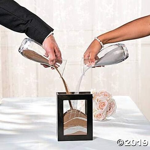 Pitcher Shaped Glass Wedding Sand Ceremony Jars (set of 2) in Saudi Arabia