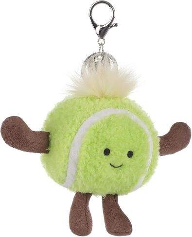 Apricot Lamb Tennis Cute Keychain, Soft Stuffed Plush Toy Keyring for Kids' Backpack, Purse, 3 Inches in Saudi Arabia