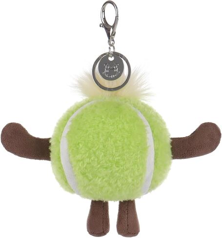 Apricot Lamb Tennis Cute Keychain, Soft Stuffed Plush Toy Keyring for Kids' Backpack, Purse, 3 Inches in Saudi Arabia