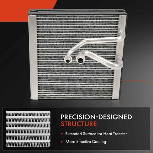 A-Premium A/C المبخر الأساسي متوافق مع شيفروليه كروز 2016-2019، ترافيرس 2018-2023، فولت 2017-2019، بليزر 2019-2025 وجي إم سي أكاديا 2017-2023 وبويك إنكليف، كاسكادا وكاديلاك XT5، XT6 in Saudi Arabia