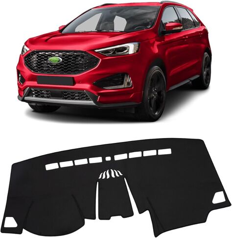 غطاء لوحة أجهزة القياس FIILINES لسيارة Nissan Rogue 2021-2025 (لا يناسب Nissan Rogue Sport/SL/Platinum)، غطاء حصيرة لوحة القيادة واقي من الشمس مضاد للانزلاق بدون وهج أسود in Kuwait