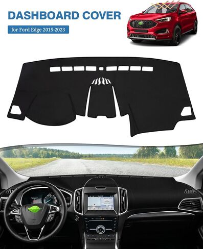 غطاء لوحة أجهزة القياس FIILINES لسيارة Nissan Rogue 2021-2025 (لا يناسب Nissan Rogue Sport/SL/Platinum)، غطاء حصيرة لوحة القيادة واقي من الشمس مضاد للانزلاق بدون وهج أسود in Kuwait