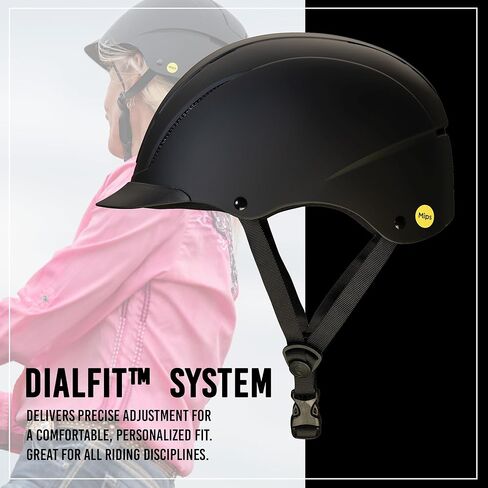 خوذة ركوب الخيل تروكسيل سبيريت MIPS Duratec باللون الأسود مقاس XS in Kuwait