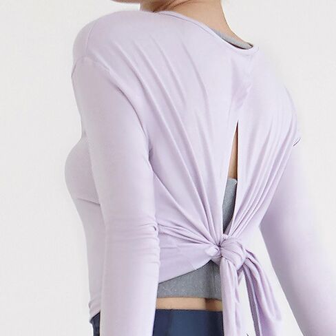 Deviwear Pilates Farfalla Long Sleeve Tshirt Coverup 2way DEVI-T0069 in Saudi Arabia