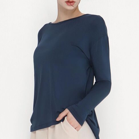 Deviwear Pilates Farfalla Long Sleeve Tshirt Coverup 2way DEVI-T0069 in Saudi Arabia