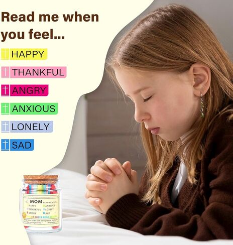 108 برطمان آية من الكتاب المقدس للمعلم - هدايا تقدير للمعلم المسيحي، شكرًا لك على هدية المعلم | وعاء تشجيع مع آيات كتابية راقية، هدية للمعلم في نهاية العام in Kuwait