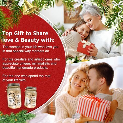 مرطبانات ماسون للصداقة من TOPMELON، ضوء ليلي - أفضل صديق، ابنة، هدية عيد ميلاد للأطفال - هدايا عاطفية للنساء in Kuwait