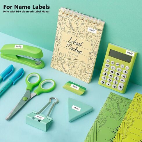 Phomemo Label Maker Machine, D30 2024 Upgrade Version Bluetooth Portable Label Mackers,Sticker Printer,Labeler for Office Home School Organized,for Android iOS (USB Rechargeable)-White in Kuwait