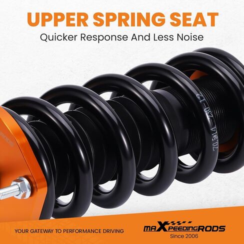 maXpeedingrods Coilovers for Lexus IS300 2000-2005, for Lexus IS200 1999-2005, 24 Levels Damping Adjustable Coilovers Suspension Kit, Height Adjustable Shock Absorber Struts, Lowering Kit Gold in Saudi Arabia