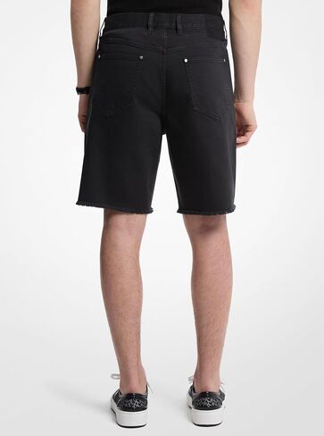 Michael Kors Men's Frayed Denim Short in Saudi Arabia