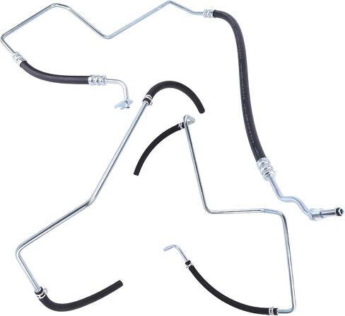 3Pcs Power Steering Pressure Return Line Hose Assembly Fit for Chevy Trailblazer EXT Envoy XL 9-7x 2002-2009 for GMC High Power Steering Hose Kit 15194364 92222 92378 365451 365607 365781 92081 in Saudi Arabia