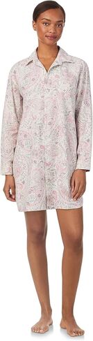 Lauren Ralph Lauren Woven Long Sleeve His Shirt Sleepshirt in Saudi Arabia