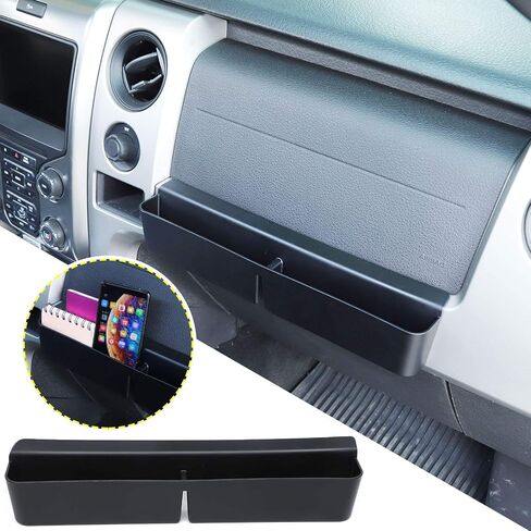 JeCar Center Console Organizer Tray Passenger Storage Box for 2009-2014 Ford F150 Interior Accessories in Saudi Arabia