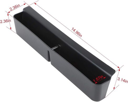 JeCar Center Console Organizer Tray Passenger Storage Box for 2009-2014 Ford F150 Interior Accessories in Saudi Arabia