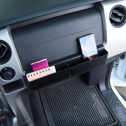 JeCar Center Console Organizer Tray Passenger Storage Box for 2009-2014 Ford F150 Interior Accessories in Saudi Arabia
