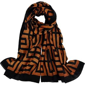 Scarfs for Women Light Soft Solid plaid Fashion Scarves Sunscreen Shawls for All Seasons in Saudi Arabia