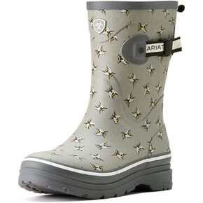 Ariat Womens Kelmarsh Mid Butterfly Graphic Rain Casual Boots Mid Calf Low Heel 1-2" - Multi in Kuwait