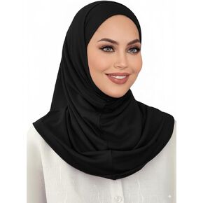 حجاب قطعتين، حجاب أميرة، وشاح حجاب فوري للنساء، حجاب جيرسي أميرة عملي، حجاب نسائي مسلم فوري in Kuwait