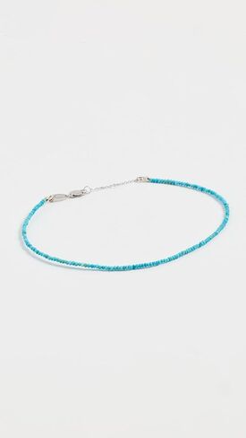 SHASHI Women's Aisha Anklet In Turquoise, Turquoise, Blue, One Size in Saudi Arabia