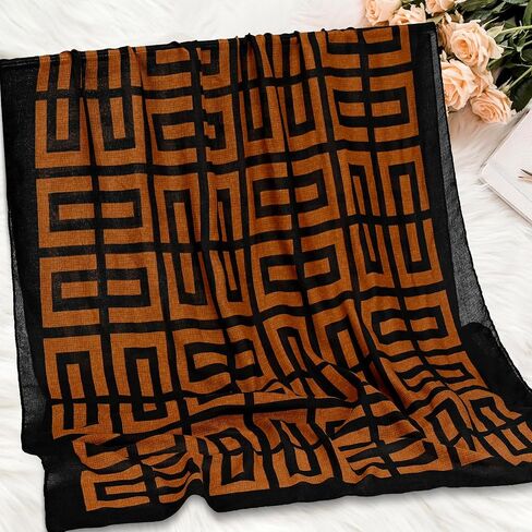 Scarfs for Women Light Soft Solid plaid Fashion Scarves Sunscreen Shawls for All Seasons in Saudi Arabia