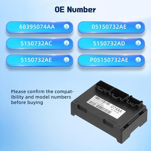 Transfer Case Control Module Compatible with 2014 2015 Jeep Grand Cherokee 2-Speed Dodge Durango Replaces 05150732AE 68395074AA in Saudi Arabia