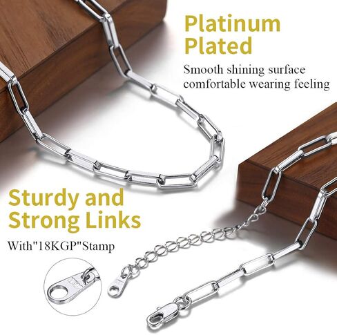 ChainsHouse Ankle Bracelets for Women, Stainless Steel Chain Anklets Waterproof, Women Summer Beach Jewelry Gift, Come with Box in Saudi Arabia