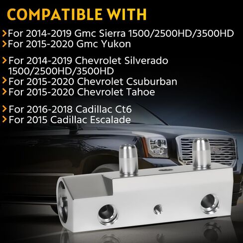 86774933 Automatic Transmission Thermal Bypass Valve - for Silverado,GMC Sierra,Escalade CT6,Tahoe,Suburban,Yukon 2014-2020, Trans Cooler Replaces 85585333 & 13511136 (Silver)​ in Saudi Arabia