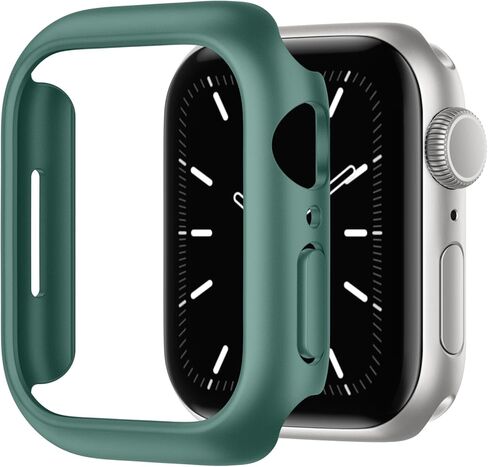 Recoppa Compatible for Apple Watch Case 45mm Series 7 8 9, Shockproof Ultra-Thin Hard PC Bumper Case All-Around Edge Protective Cover Frame[NO Screen Protector] for iWatch Accessories, Black in Kuwait