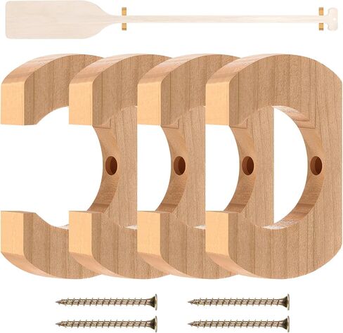 Wooden Paddle Holder Paddle Hangers Paddle Wall Racks Paddle Storage Keeper Hanging Oar Wall Decor Paddle Board Accessories for Kayak Sup Canoe Dragon Boat Paddles in Saudi Arabia