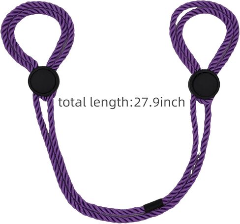 Vibrant Adjustable Soft Rope Bracelet Anklet Comfortable Jewelry with Secure Lock Clasp for Men & Women in Kuwait