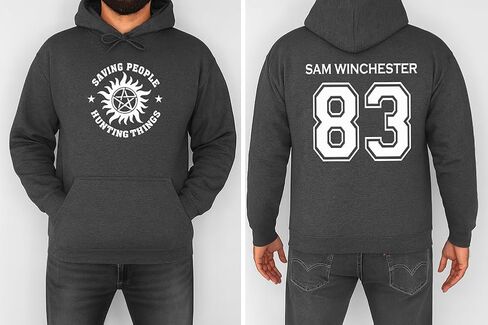 Studio 9Thirty3 Sam Winchester Cosplay Costume – Supernatural Hoodie – Winchester Brothers Halloween Outfit – Fan Gift in Saudi Arabia