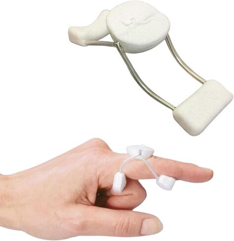 Rolyan Sof-Stretch Extension Splint, Medium, Black, Finger Brace & Knuckle Immobilization Device, Recovery & Rehabilitation Aid for Edema, Joint Extension & Contractures, Support for Injured Fingers in Kuwait