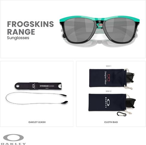 Oakley Frogskins Range OO9284 55M Square Sunglasses for Men + BUNDLE Accessory Leash + Designer iWear Kit in Saudi Arabia