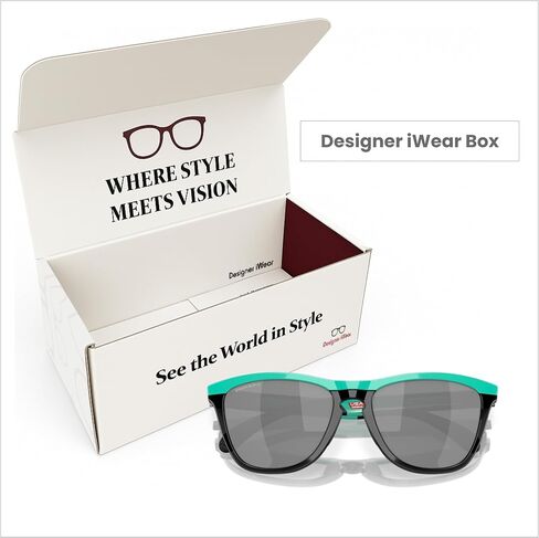 Oakley Frogskins Range OO9284 55M Square Sunglasses for Men + BUNDLE Accessory Leash + Designer iWear Kit in Saudi Arabia