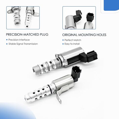 Exhaust Intake Left Right Engine Variable Valve Timing Vvt Solenoid Camshaft Position Actuator L4 1.6L Compatible with Nissan Versa 12 13 14 in Saudi Arabia