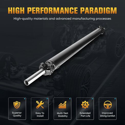 Rear Drive Shaft Drive Prop Shaft Driveshaft Assembly Compatible with Ford Ranger 1998-2011, Compatible with Mazda B2300 2001-2010, B2500 1998-2001, RWD, Manual Trans,Replace# 5L5Z4602B, ZZP325100 in Saudi Arabia