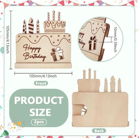 FINGERINSPIRE 2 قطعة هدية نقود خشبية، هدايا عيد ميلاد سعيد، هدايا نقود خشبية من اللوز، حامل نقود، فكرة هدية أصلية، فكرة هدية نقود خشبية أصلية لتهنئة الذكرى السنوية لعيد الميلاد in Kuwait