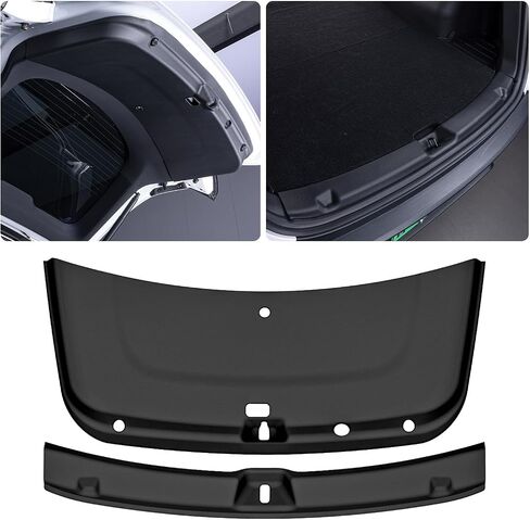 for 2025+ Tesla Model Y Juniper 2PCS TPE Rear Trunk Door Guard Mat & Rear Trunk Threshold Strip Protection Cover Trunk Bumper Guard Sill Cover Cargo Liners 2025 2026 Model Y Juniper Accessories in Saudi Arabia