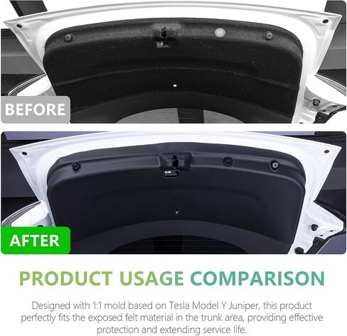 for 2025+ Tesla Model Y Juniper 2PCS TPE Rear Trunk Door Guard Mat & Rear Trunk Threshold Strip Protection Cover Trunk Bumper Guard Sill Cover Cargo Liners 2025 2026 Model Y Juniper Accessories in Saudi Arabia