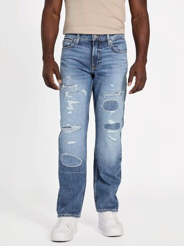 GUESS Men's Eco Mason Patch Jeans in Saudi Arabia
